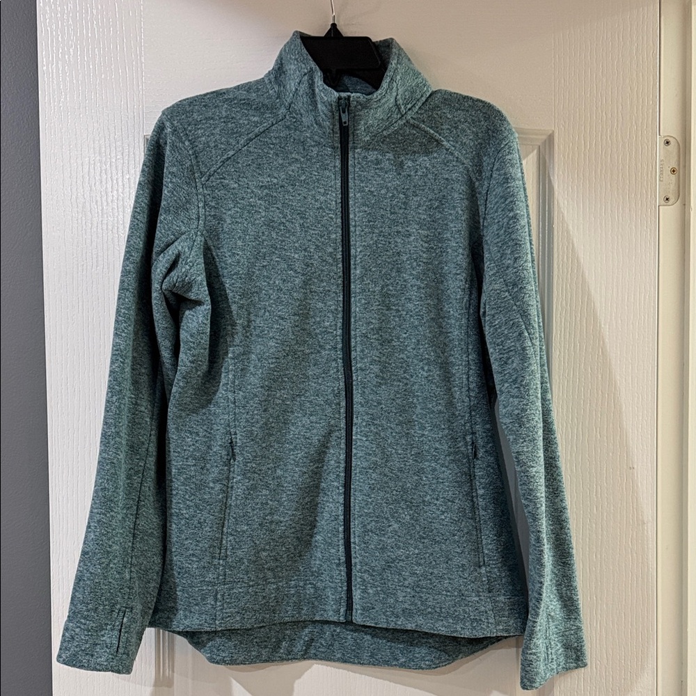 Duluth‎ lightweight green fleece jacket Size Medium